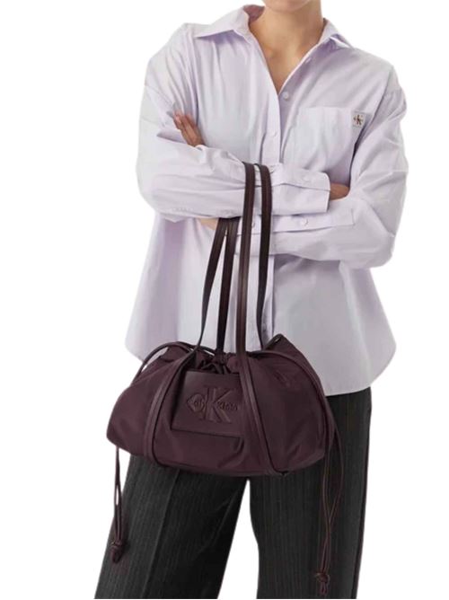 Borsa in nylon con coulisse Calvin Klein | LV04F3703GBAP
